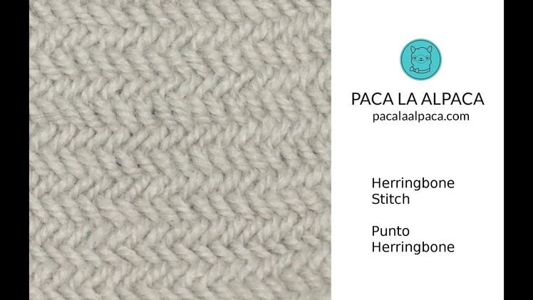 Herringbone Stitch Knitting Pattern