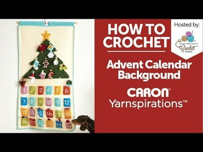 How to Crochet: Advent Calendar Background Step 1