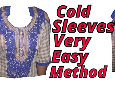 How to cut and stitch cold sleeves