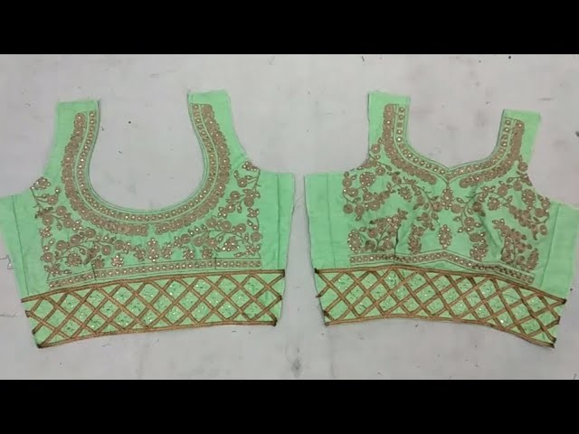 How to cutting and stitching lahenga choli's complicated work blouse in hindi |DIY|