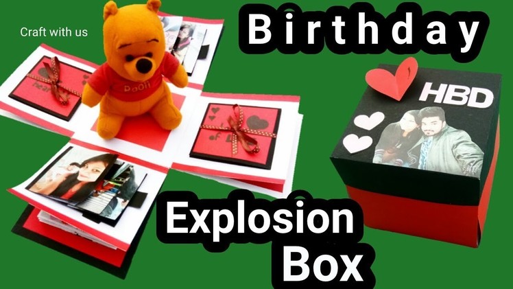 How to decorate Explosion Box