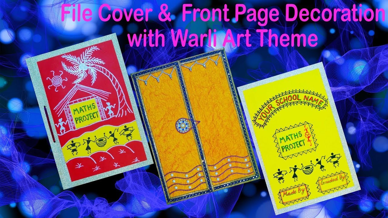 Featured image of post How To Decorate Project File - If you have to turn in a project file at school, you may be wondering how to decorate the cover.