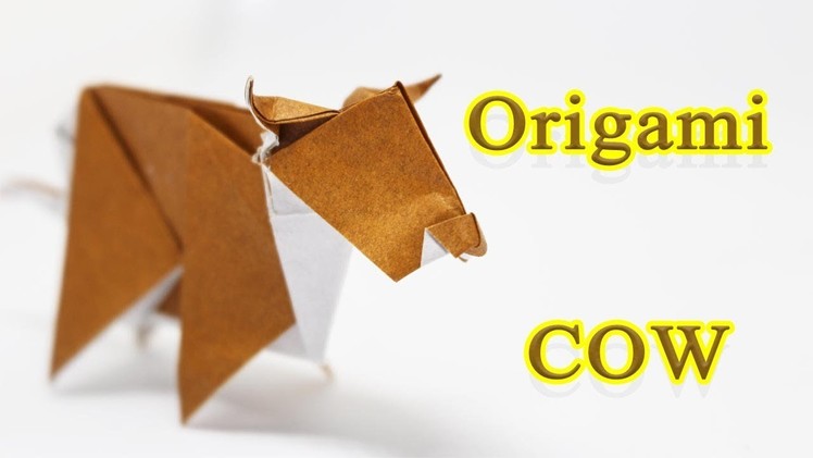 How to fold an origami Cow ????????????