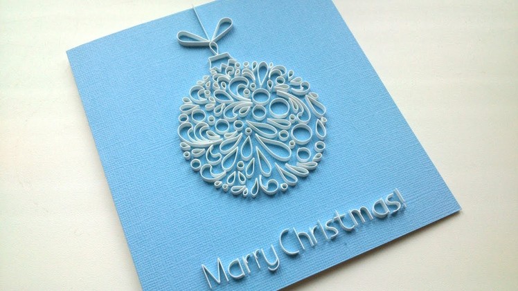 How to make a beautiful Christmas card - Christmas Gift Idea