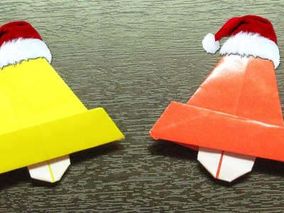 How to make a Christmas Bell | Campanita navideña | Gấp cái chuông bằng giấy