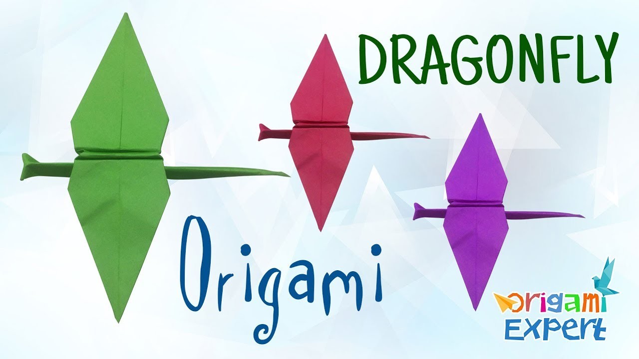 How to Make a Dragonfly | Origami Dragonfly | Make a Paper Dragonfly