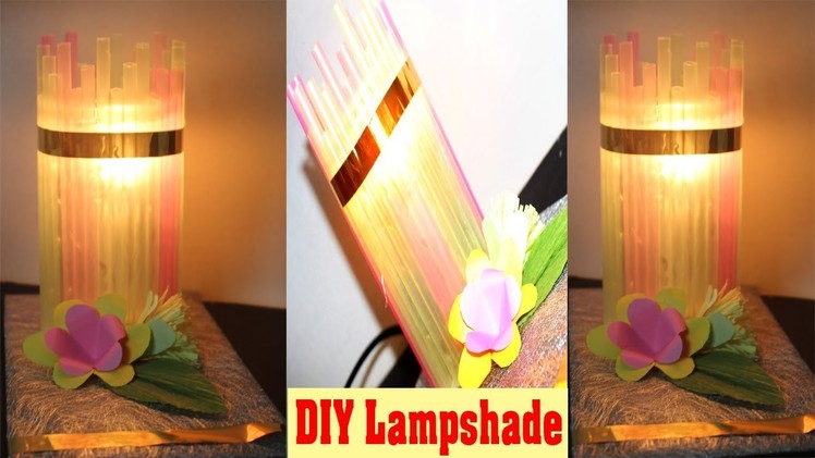 How To Make A Lampshade At Home | DIY Straw Crafts | Drinking Straw Ideas | DIY Christmas Ornaments