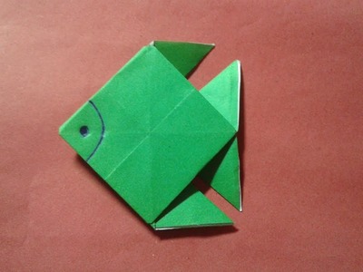 How to make a paper fish(Origami Fish)