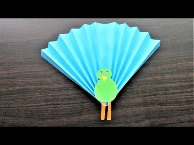 How to make a paper peacock- easy tutorial