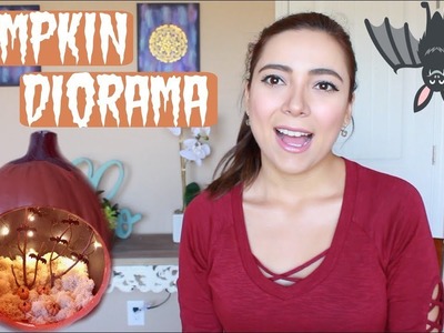 How To Make a Pumpkin Diorama