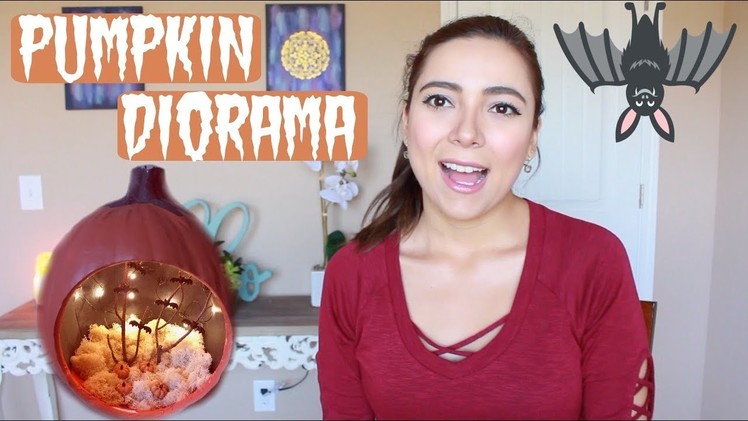 How To Make a Pumpkin Diorama