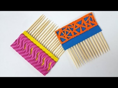 How to make a Quilling comb tool with toothpicks