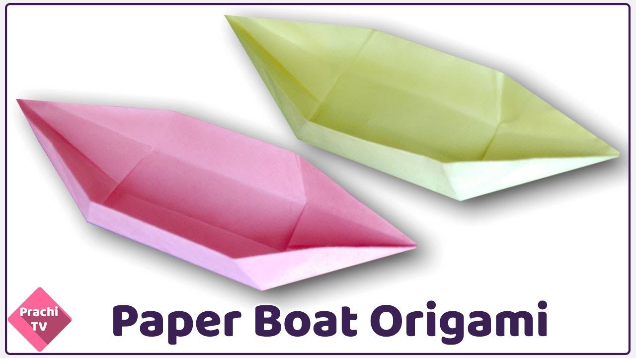 How To Make An Origami Boat With A Square Piece Of Paper