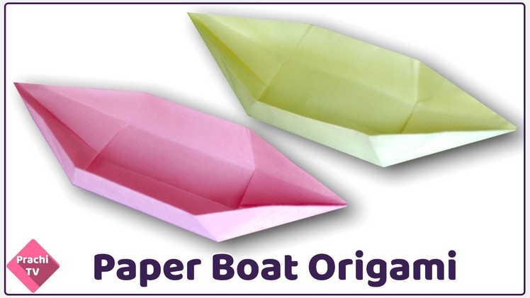 How to make an Origami Boat with a square piece of paper