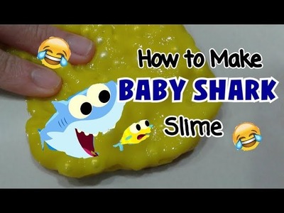 How To Make BABY SHARK slime ????????~secret craft of rilakkuma
