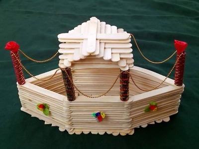HOW TO MAKE BOAT  FROM POPSICLE STICKS \\ BOAT  FROM ICE CREAM STICKS