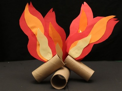 How To Make Bonfire At Home - DIY Crafts