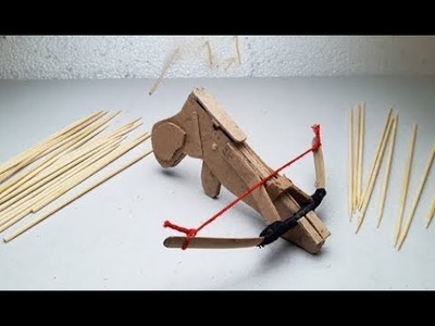 How to make cardboard crossbow with Trigger