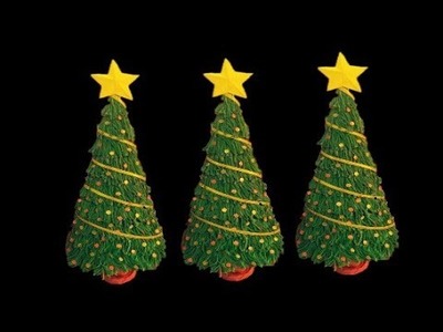 How to  make Christmas tree || Decorative Christmas tree ||Simple and Easy steps