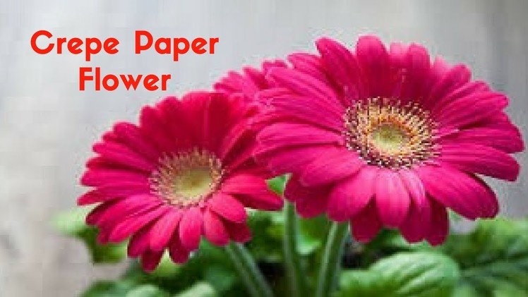 HOW TO MAKE CREPE PAPER FLOWERS FOR HOME DECORATION | HOME DECOR IDEAS