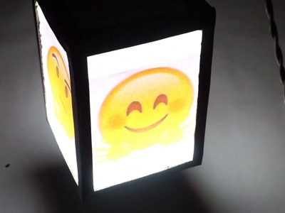 How to make lamp | make a lamp from cardboard box | lamp DIY desi lifehacker