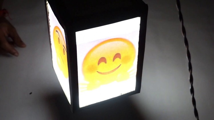 How to make lamp | make a lamp from cardboard box | lamp DIY desi lifehacker