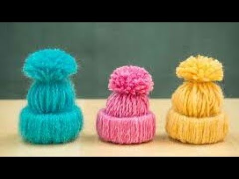 How to make mini woolen cap|cap for ladoogopal hat in hindi कान्हा की छोटी सी टोपी कैसे बनाए