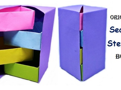 How to make Origami - Stepper Box | Chest of Drawers | Tower Box | Useful Origami | Craftastic
