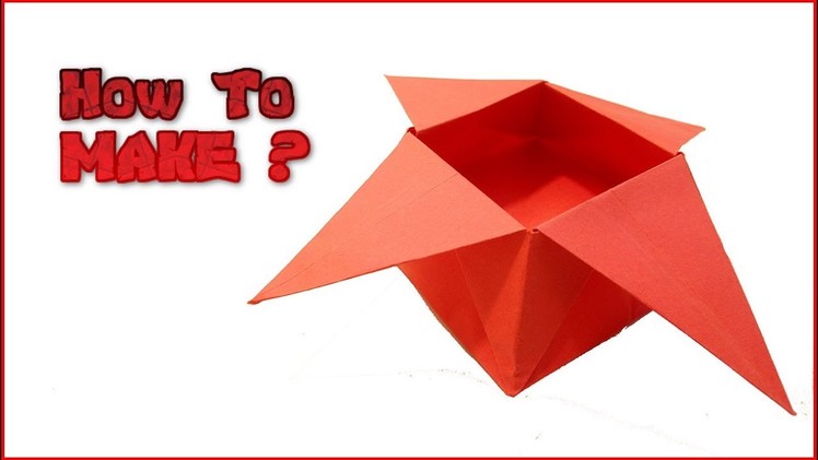 How To Make Origami Sugar Box ?