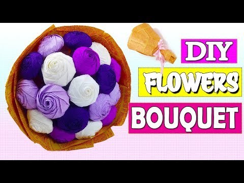 HOW TO MAKE PAPER FLOWER BOUQUET TUTORIAL EASY STEP BY STEP #2