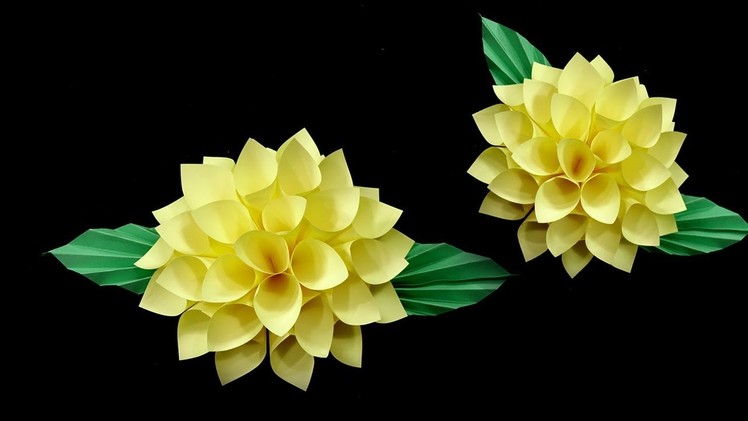 How to make paper flowers? Origami Flower - Easy paper flower | Easy Steps | Paper Craft Ideas