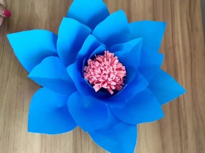 How to make paper flower।।paper flower making very easily।।origami flower।।paper lotus।।paper making