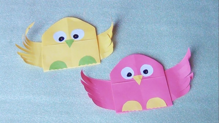 How to make Paper Owl | Back to school gift idea | CUTE and easy to make paper owl | Great Paper Art