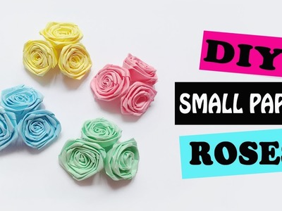 How to Make Small Paper Roses | DIY Mini Paper Roses with Paper Strip