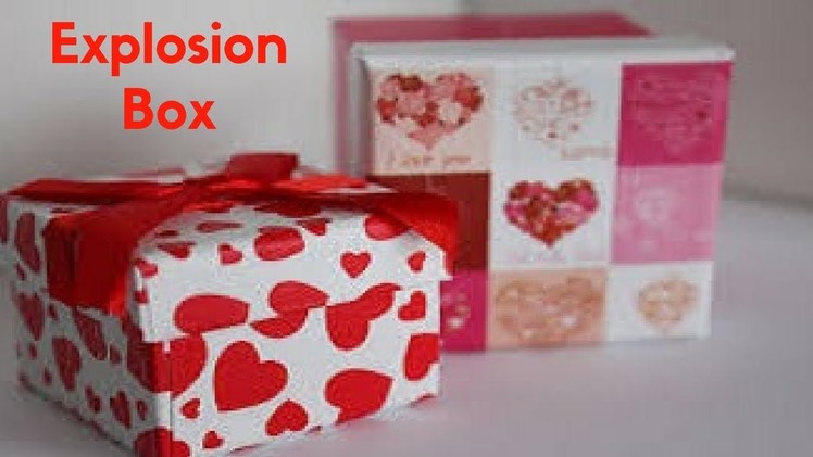 HOW TO MAKE SURPRISE EXPLOSION BOX FOR BIRTHDAY | BIRTHDAY GIFT IDEAS