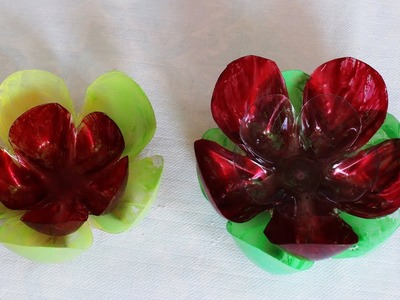 How to Make Waste Plastic Bottle Flowers | DIY Flowers Making