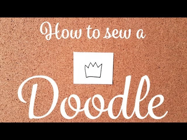 How to turn Doodle into Pattern + Baby Crown Pillow Sewing Project