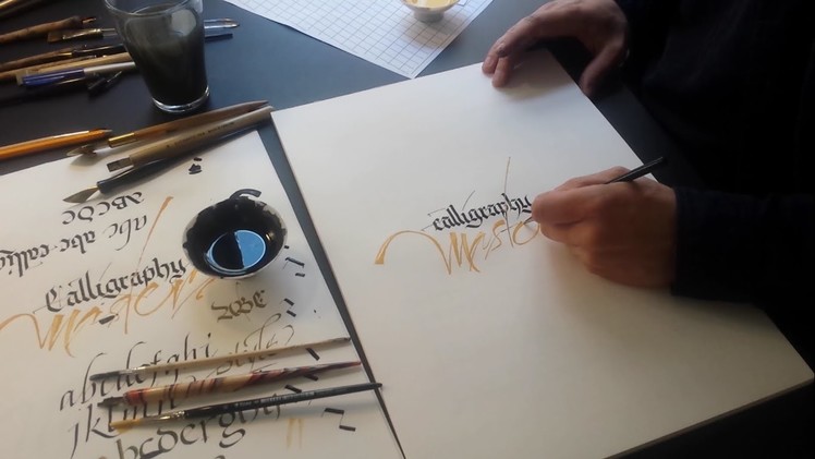 Journey of left hand calligraphy with Klahr