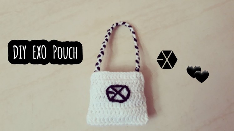 K-Pop EXO Crochet Pouch [ DIY EXO Gift Ideas ] Cheap, Easy & Handmade | Dongne Chingu | #exoLocked