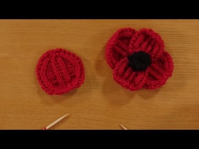 Knitting a Remembrance Poppy from Rosee Woodland(taster workshop)