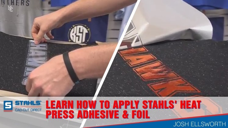 Learn How to Apply Stahls' Heat Press Adhesive & Foil