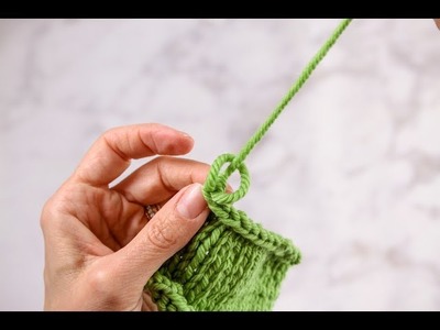 Learn To Knit Bind Off