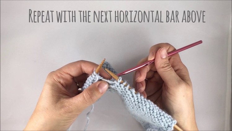 Learn to Knit: Fix a Dropped Purl Stitch