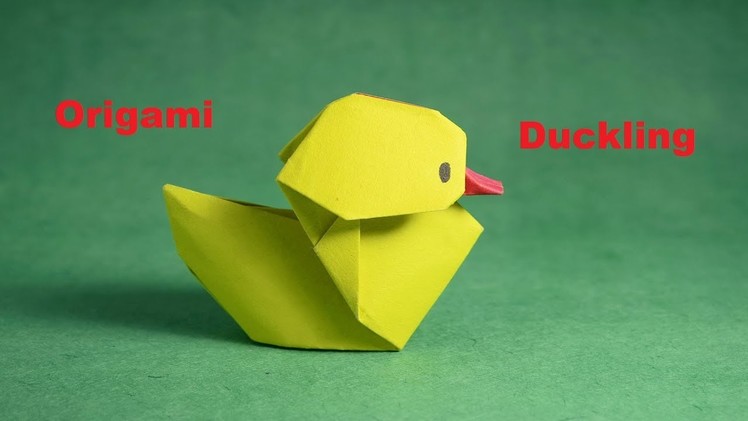 Origami Duckling।Baby Duck।How to make an Origami duck।Origami Little Duck Tutorial।।