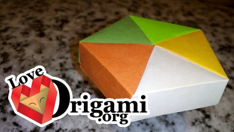 Origami Gift Box - How to Make an Origami box