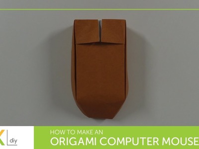 Origami toys #125 - How to make an origami computer mouse