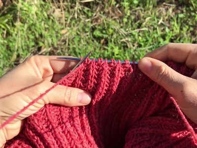Portuguese knitting - Brioche knit