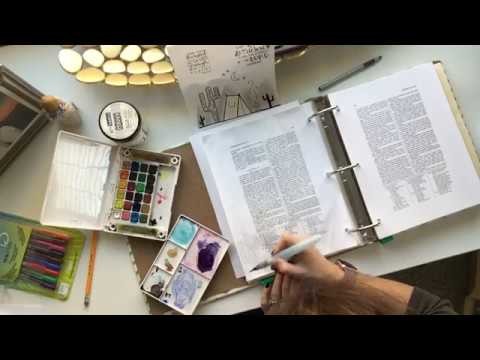 Process Video: How to Use Watercolors in Scriptures