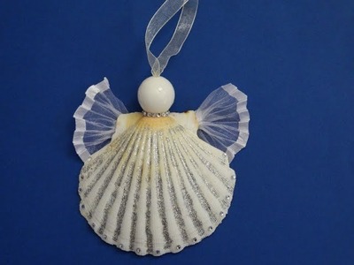 Seashell craft -How to make a shell angel for Christmas.