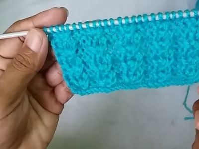 Single colour knitting design # 3